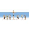 Mountain Hikers w/Crucifix -- pkg(6), N, Noch Gmbh & Co 36874