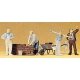 People Working -- Bricklayers/Accessories, HO, Preiser Kg 10251