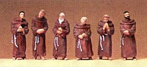 Franciscan Friars, HO, Preiser Kg 10198