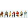 Seated Passengers pkg(7), HO, Preiser Kg 10723