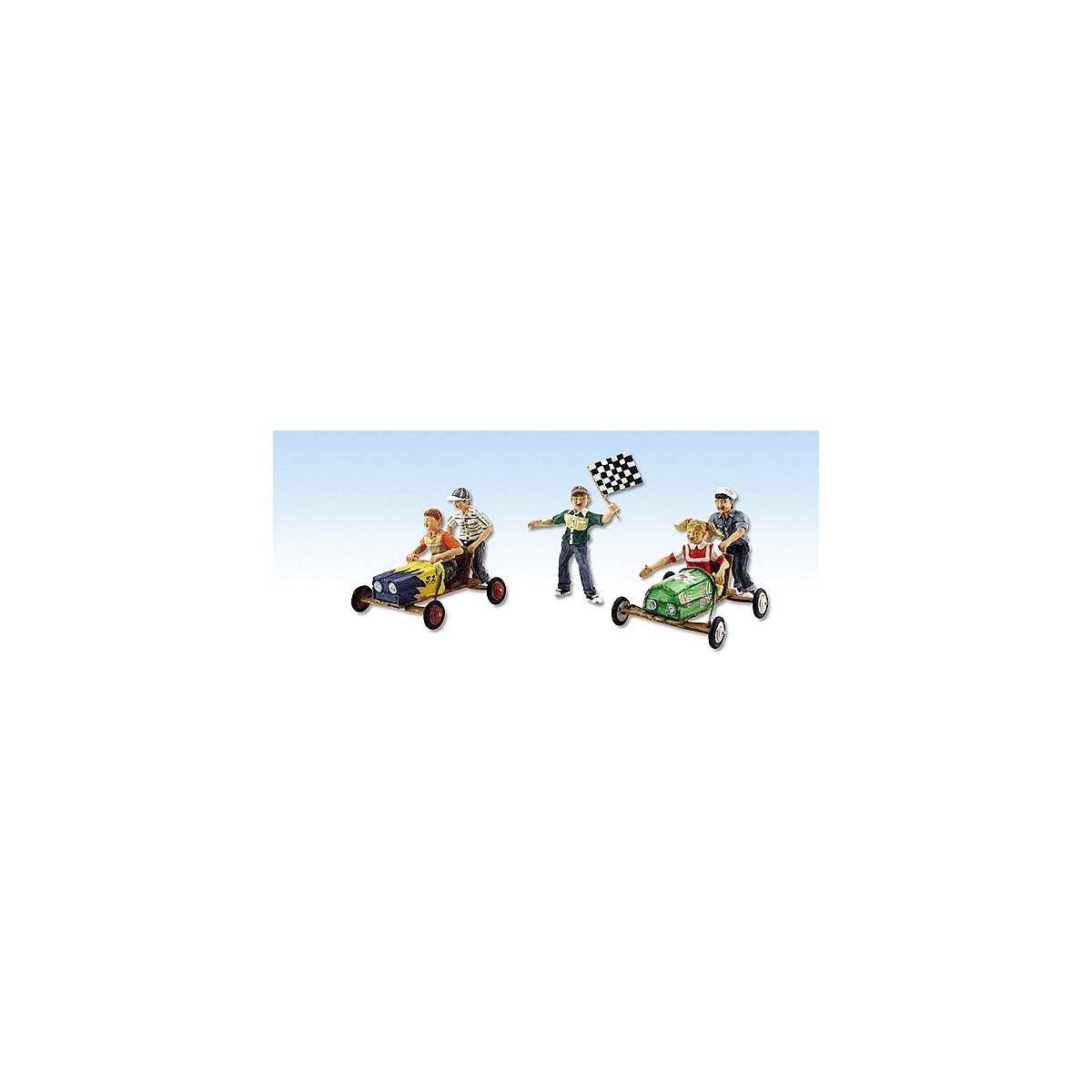 Downhill Derby - Scenic Accents(R), HO, Woodland Scenics 1952