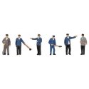 German Railway Depot Staff -- pkg(6), HO, Faller Gmbh 151706