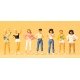 Pedestrians -- Girls, HO, Preiser Kg 10258