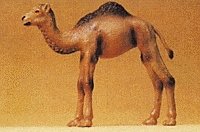 Wild Animal Figures, 1/24 - 1/25 Scale -- Camel Calf (1 Hump), 1/25, Preiser Kg 47532