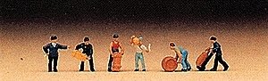 Railroad Personnel -- Track Workers pkg(6), Z, Preiser Kg 88511