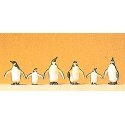 Animals -- Penguins pkg(6), HO, Preiser Kg 20398