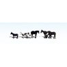 Farm Animals - Scenic Accents(R) -- pkg(6), HO, Woodland Scenics 1888