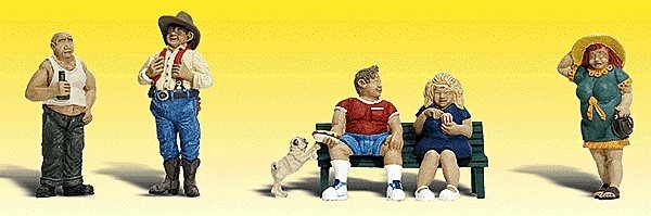 Scenic Accents(R) Figures -- Full Figured Folk, N, Woodland Scenics 2130