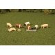 Pigs - SceneScapes(TM) -- pkg(9), HO, Bachmann Industries 33118