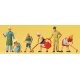 Working People -- People in the Garden pkg(6), HO, Preiser Kg 14081