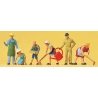 Working People -- People in the Garden pkg(6), HO, Preiser Kg 14081