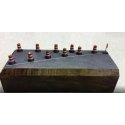 Lighted Traffic Barrels 6/Pack -- Orange, White pkg(6), HO, East Coast Circuits 9504