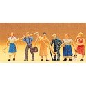 Working People -- Farm Workers pkg(6), HO, Preiser Kg 14040