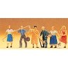 Working People -- Farm Workers pkg(6), HO, Preiser Kg 14040