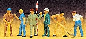Road workers 6/, HO, Preiser Kg 14030
