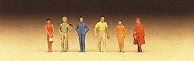 Pedestrians -- Townspeople, N, Preiser Kg 79022