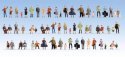 Mega Economy Figure Set -- pkg(60), HO, Noch Gmbh & Co 18401