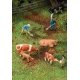 3 Farmers and 4 Cows, HO, Faller Gmbh 151673