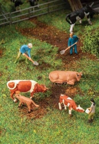 3 Farmers and 4 Cows, HO, Faller Gmbh 151673
