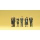 Funeral Attendees -- pkg(6), HO, Preiser Kg 10521