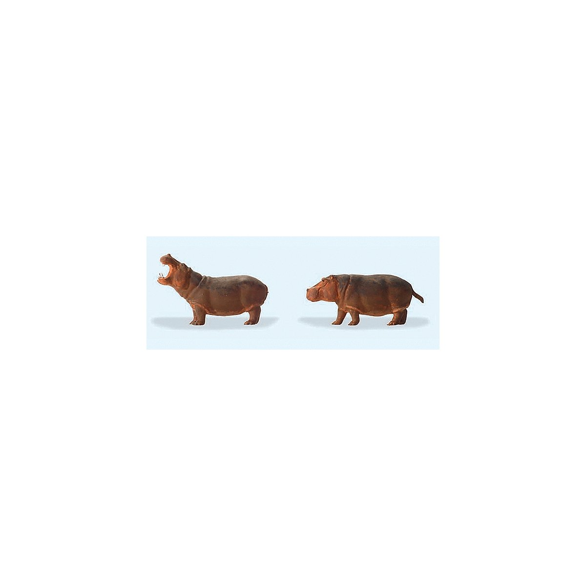 Animals -- Hippopotamuses pkg(2), HO, Preiser Kg 20373
