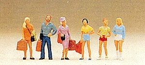 Passengers -- Teens Walking, HO, Preiser Kg 10123