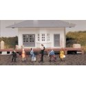 Figures -- Passengers Waiting pkg(6), HO, Bachmann Industries 42330