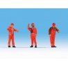 German Railroad Switchmen -- Orange Uniforms pkg(3), O, Noch Gmbh & Co 17820