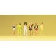 Pedestrians -- Young Ladies pkg(6), HO, Preiser Kg 14066