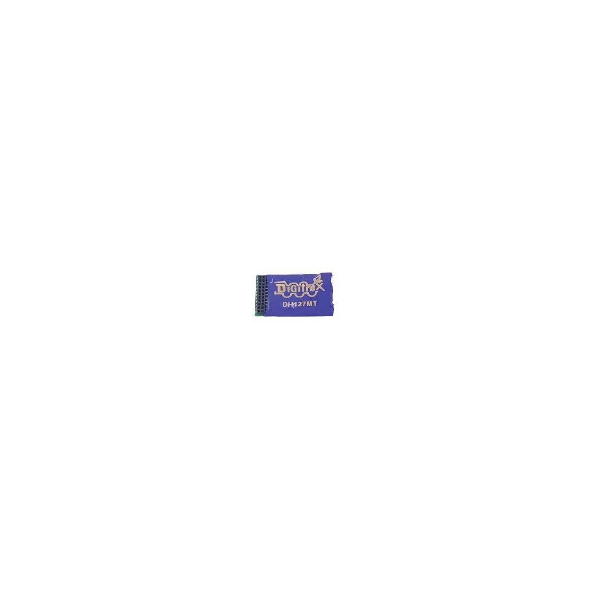 DH127MT Mobile DCC Decoder -- 21MT Interface, 1 Amp, 2 FX7 Functions, HO, Digitrax DH127MT