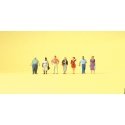 Pedestrians -- Passers-By pkg(7), N, Preiser Kg 79218