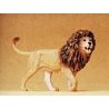 Wild Animal Figures, 1/24 - 1/25 Scale -- Lion Standing, 1/25, Preiser Kg 47503
