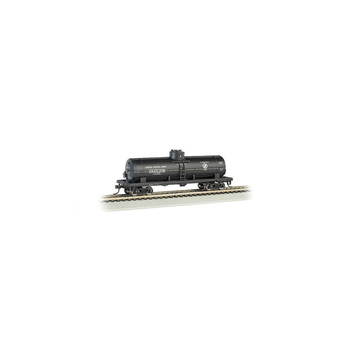 40′ Single-Dome Tank Car - Ready to Run - Silver Series(R) -- United States Army, HO, Bachmann Industries 17815