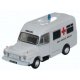 Bedford J1 Lomas Ambulance - Assembled -- Army Medical Services (white, red cross), N, Oxford Diecast NBED006