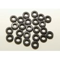 Military Accessories -- Tires - 7/16′ 11mm Diameter, HO, Trident Miniatures 96039