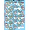 Military Aircraft Decal Set -- United State Navy Insignia Borderless, 1/48, Microscale Industries Inc AC480056