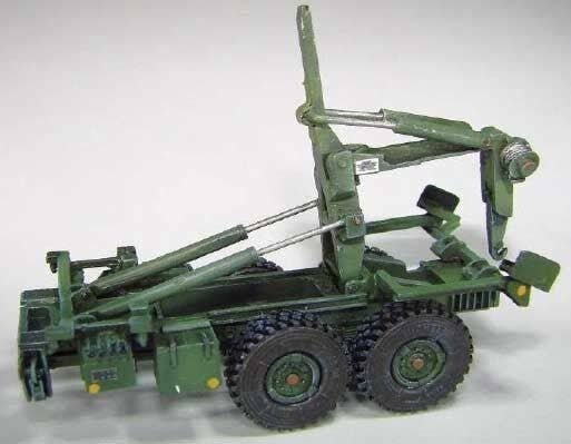 MK18A1 Roll Off Trailer - Resin Kit -- US Marines, HO, Trident Miniatures 87257