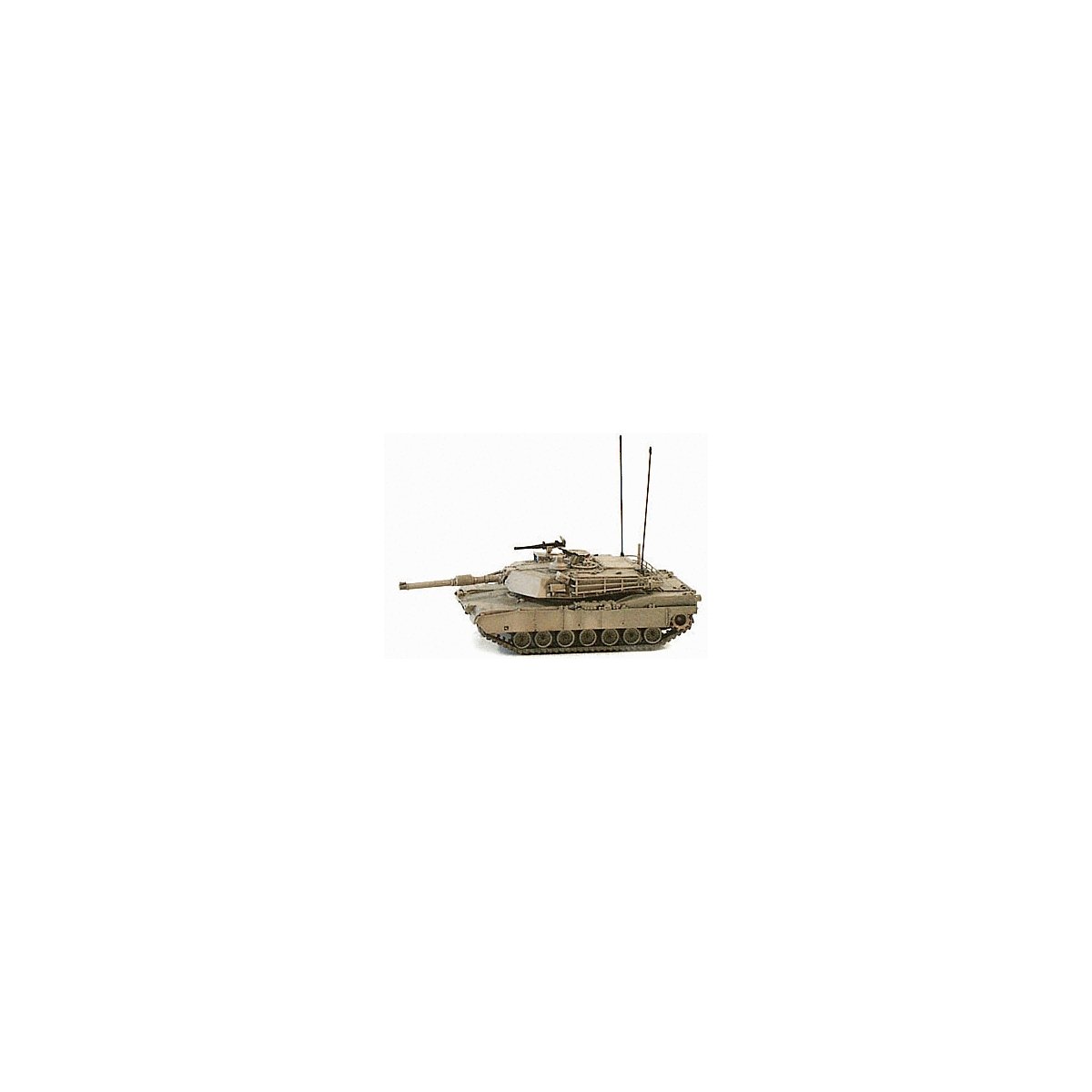 Military US & Allies (Modern) Heavy Tanks (Unpainted Metal Kit) -- M1A2 Abrams Main Battle Tank, N, GHQ 58003