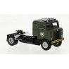 1950 Kenworth Bullnose Tractor Only - Assembled -- U.S. Army (olive, yellow, white), HO, Brekina Automodelle 85954