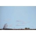 Background Scene 24 x 36′ 60 x 90cm - Instant Horizons(TM) -- Prairie/Grain Elevator, HO, Walthers SceneMaster 709