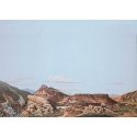 Background Scene 24 x 36′ 60 x 90cm - Instant Horizons(TM) -- Mountain to Desert, HO, Walthers SceneMaster 703
