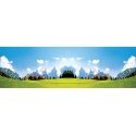 Karwendelgebirge Background Scene -- 10`8` x 40` 320 x 100cm, All Scales, Faller Gmbh 180513