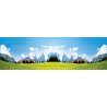 Karwendelgebirge Background Scene -- 10`8` x 40` 320 x 100cm, All Scales, Faller Gmbh 180513