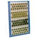 Grass Tufts - 1/4′ 0.6cm Tall pkg(104) -- Wild Mix Short, HO, Walthers SceneMaster 1134