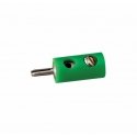 Round Plugs w/Crossover Hole -- Green, ALL, Brawa Modellspielwaren 3053
