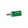 Round Plugs w/Crossover Hole -- Green, ALL, Brawa Modellspielwaren 3053