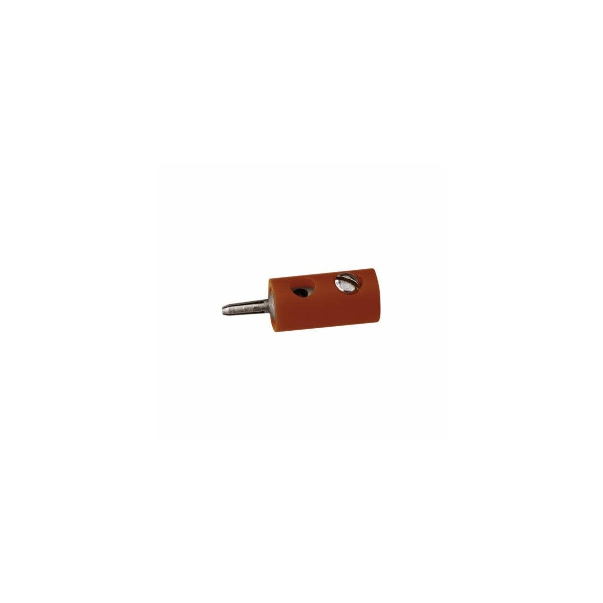 Round Plugs w/Crossover Hole -- Brown, ALL, Brawa Modellspielwaren 3054