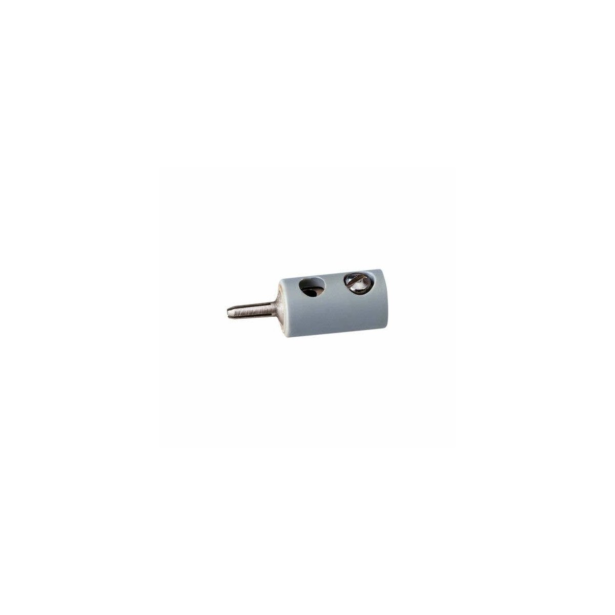 Round Plugs w/Crossover Hole -- Gray, ALL, Brawa Modellspielwaren 3057