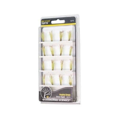 Peel `n` Place Tufts -- Brown Tipped Prairie Grass, All Scales, Woodland Scenics 779