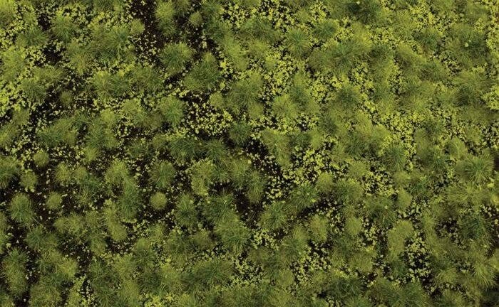 Tufted Grass Sheet/Mat - SceneScapes(R) -- Light Green 3/16′ .5cm Tall Fibers, 11-3, All Scales, Bachmann Industries 32921